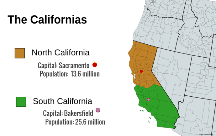 The Californias Map