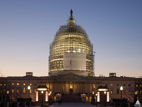 2014 scaffolding at Capitol Dome.